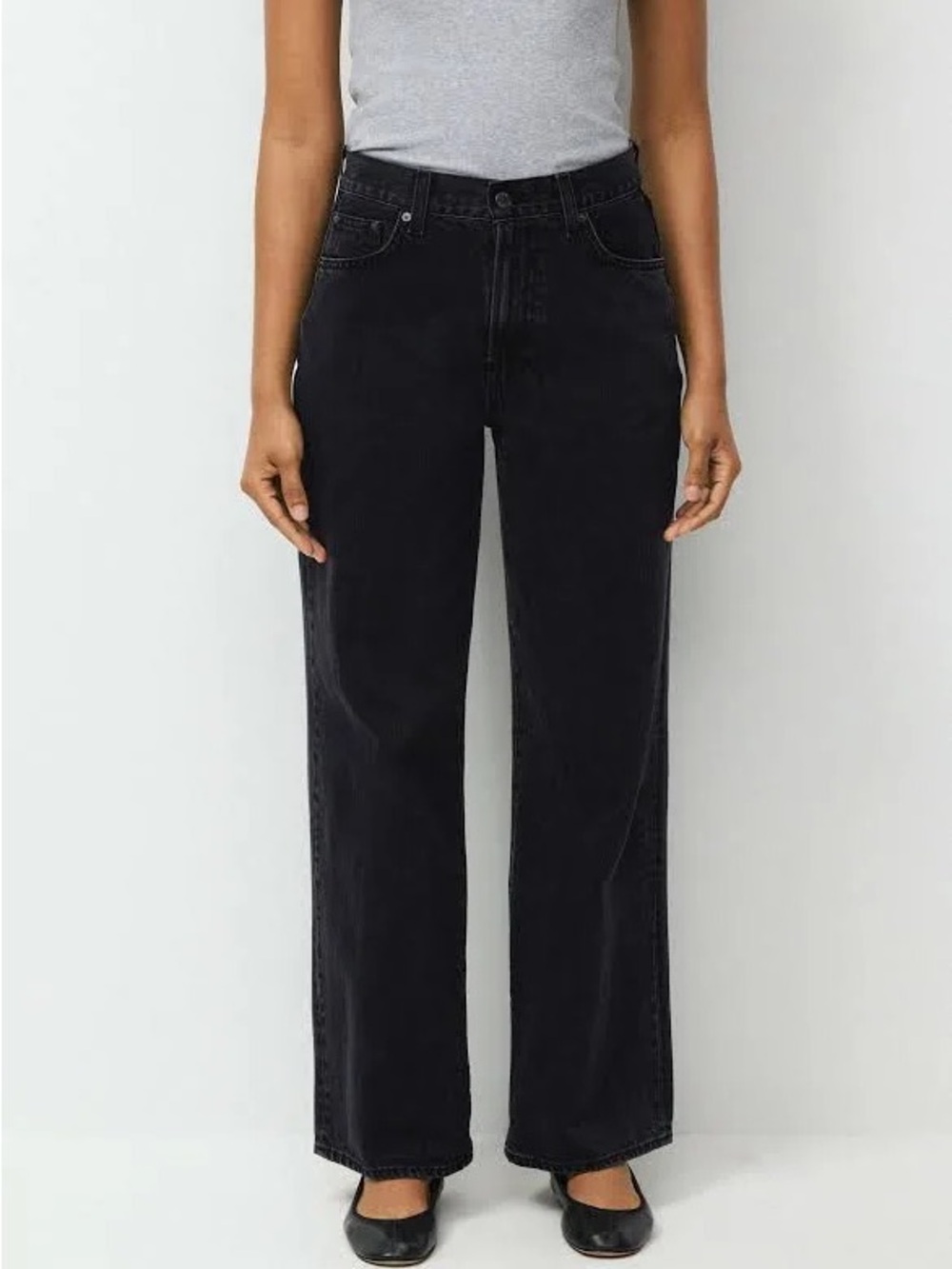 Aritzia Denim Forum The Farrah Hi-Rise Wide leg Jean
